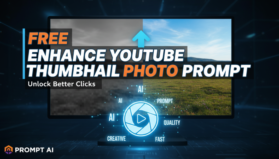 Free Enhance YouTube Thumbnail Photo Prompt