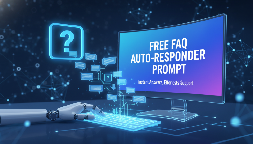 Free FAQ auto-responder prompt