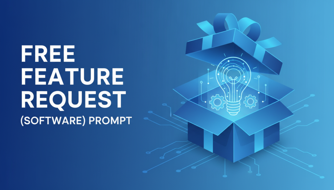 Free Feature request (Software) prompt