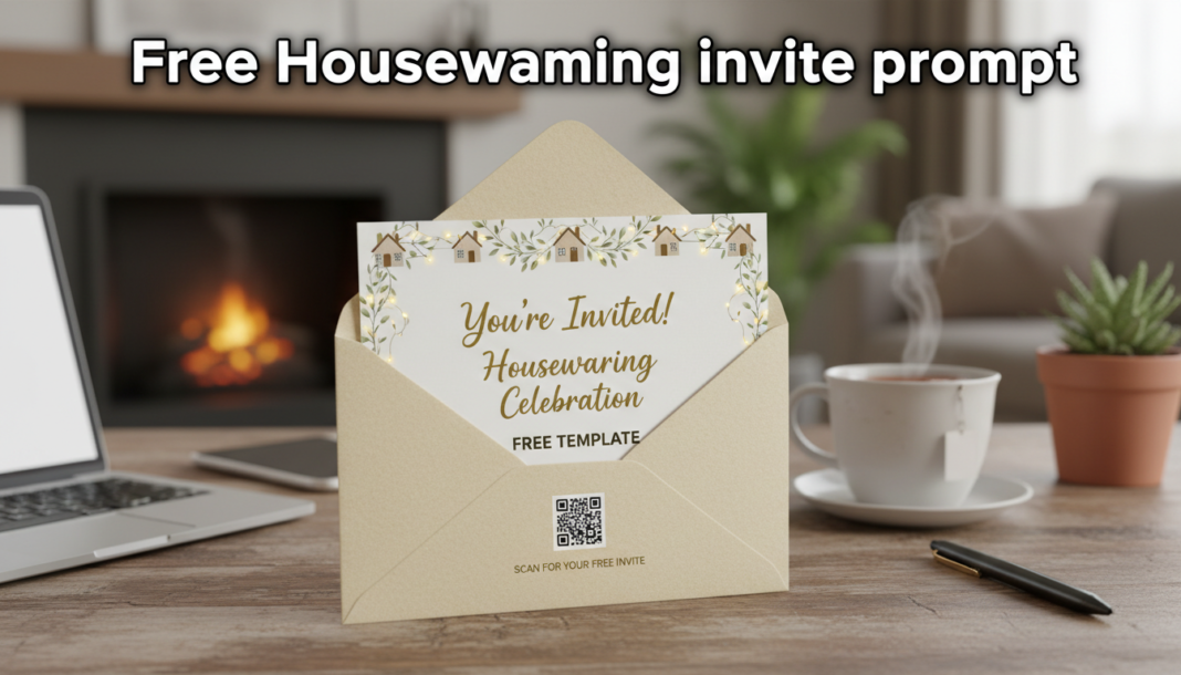 Free Housewarming invite prompt Free Housewarming invite prompt
