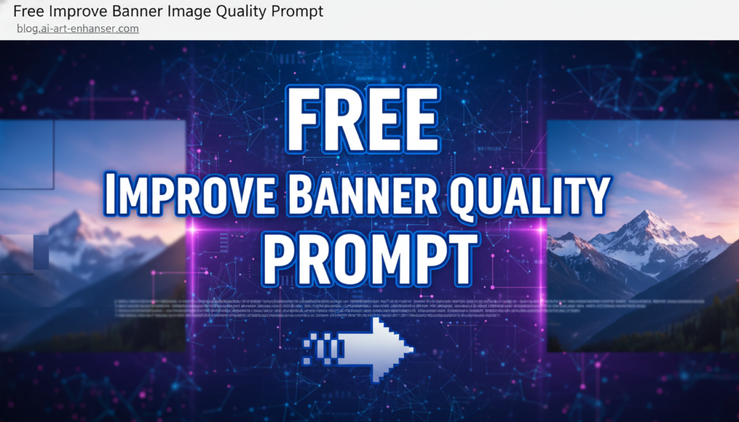 Free Improve Banner Image Quality Prompt Free Improve Banner Image Quality Prompt