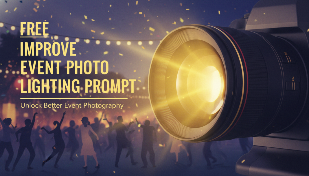 Free Improve Event Photo Lighting Prompt
