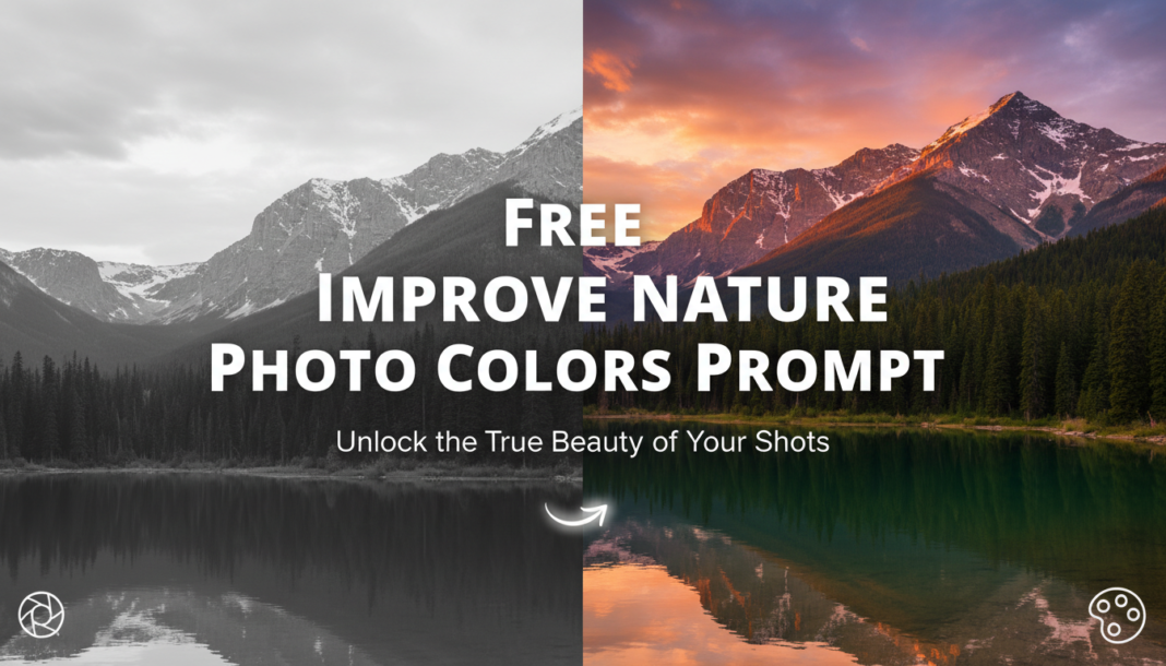 Free Improve Nature Photo Colors Prompt