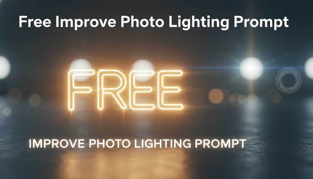 Free Improve Photo Lighting Prompt