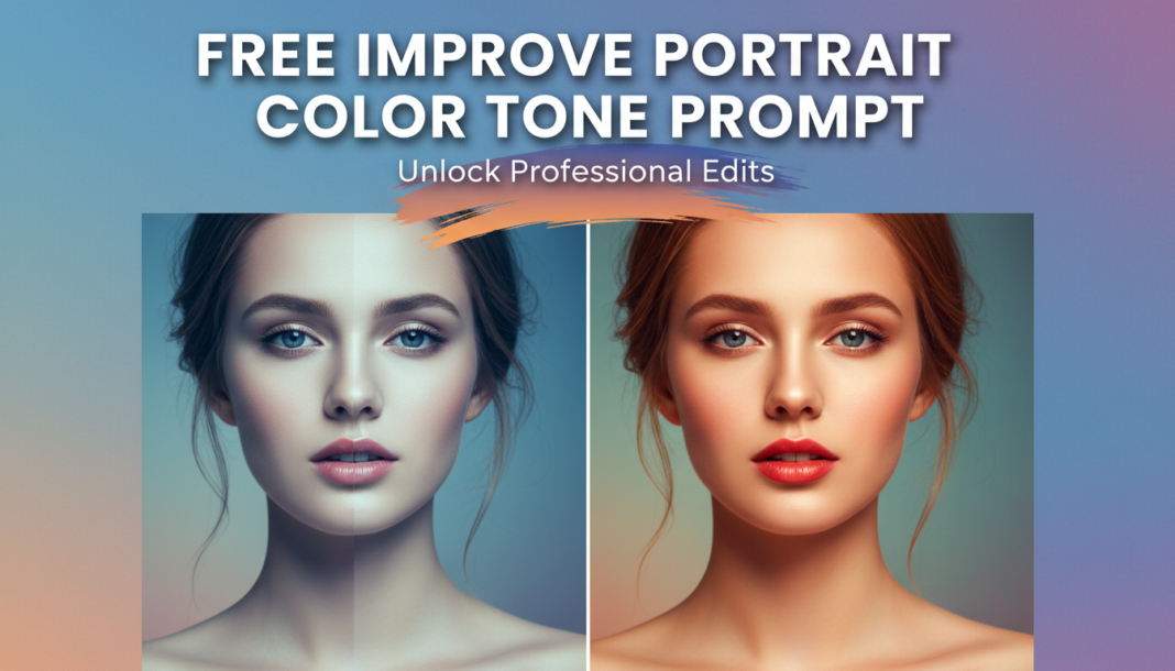 Free Improve Portrait Color Tone Prompt