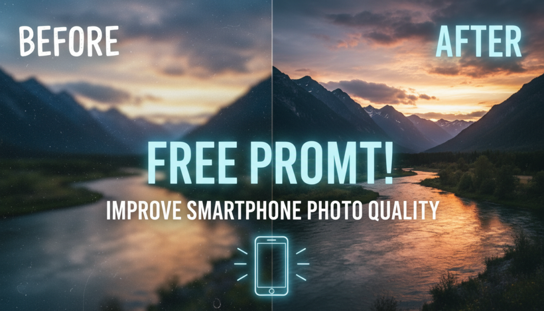 Free Improve Smartphone Photo Quality Prompt