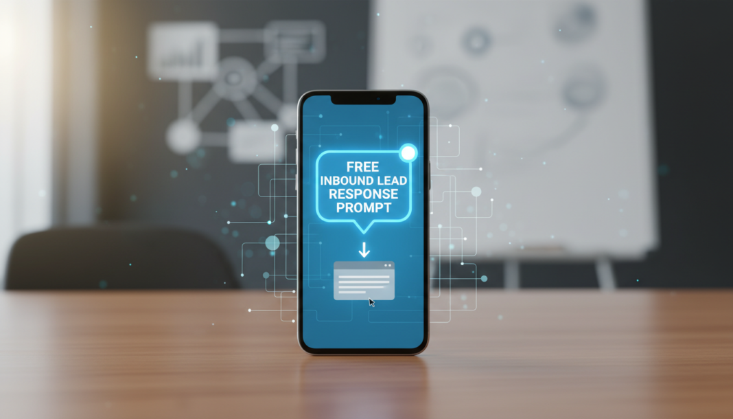 Free Inbound lead response prompt