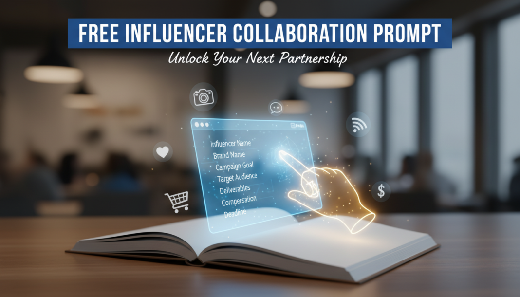 Free Influencer collaboration prompt