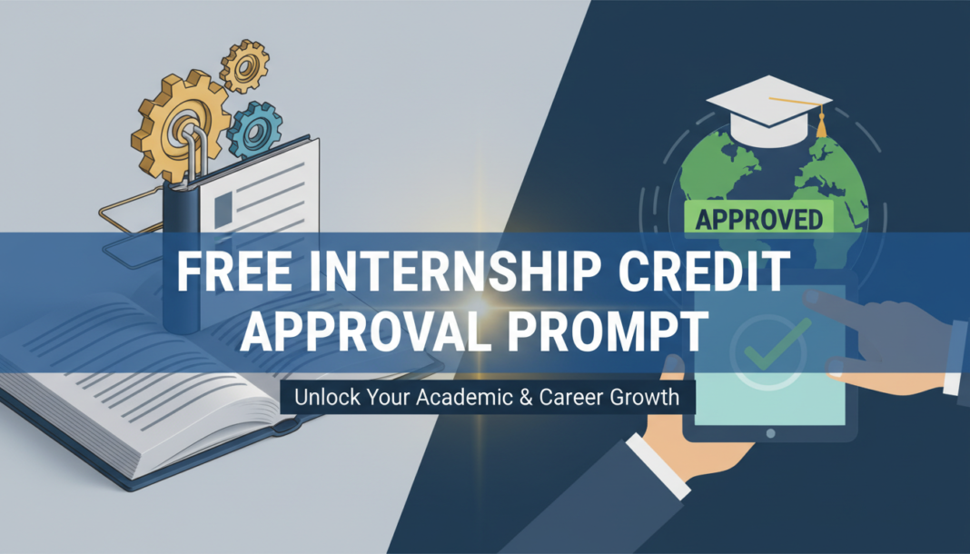 Free Internship credit approval prompt