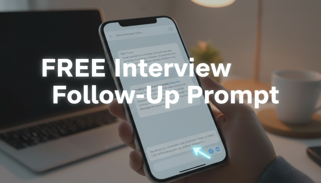 Free Interview follow-up prompt
