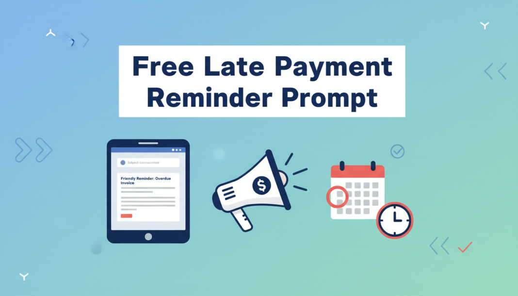 Free Late payment reminder prompt