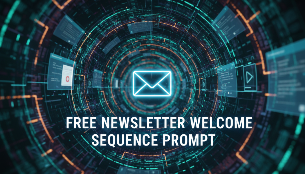 Free Newsletter welcome sequence prompt