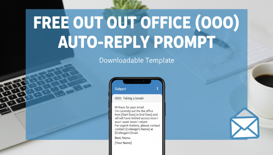 Free Out of office (OOO) auto-reply prompt