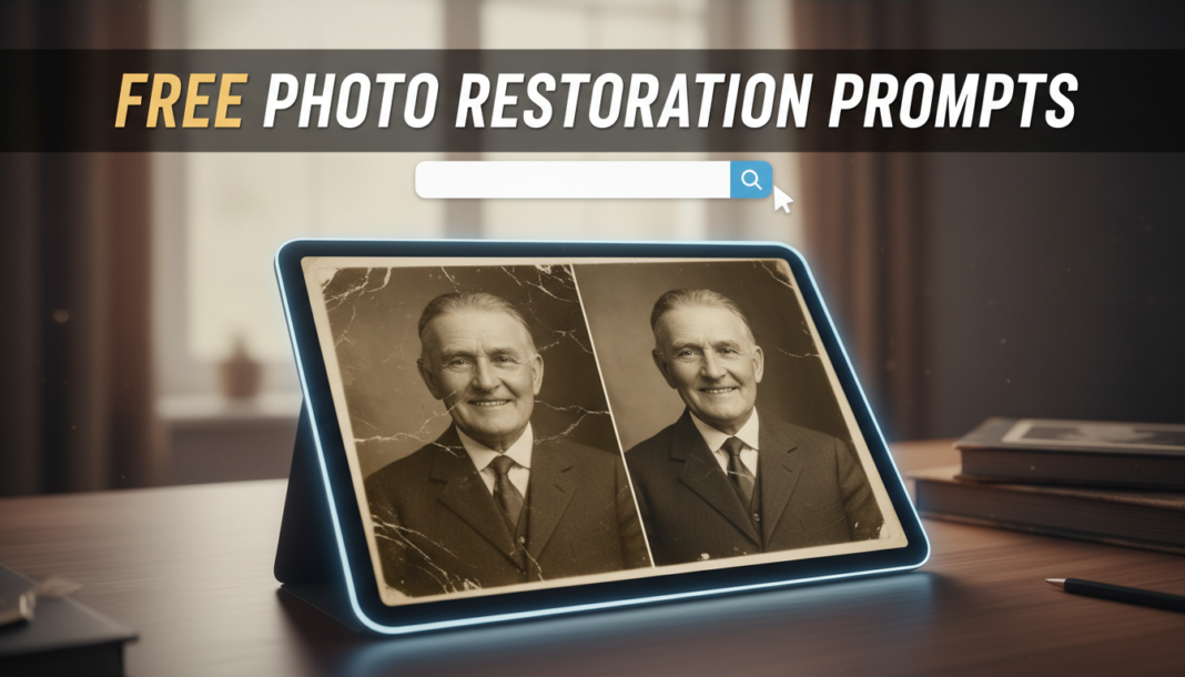 Free Photo Restoration Prompts