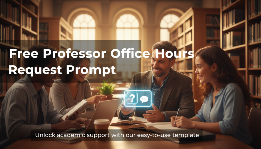 Free Professor office hours request prompt