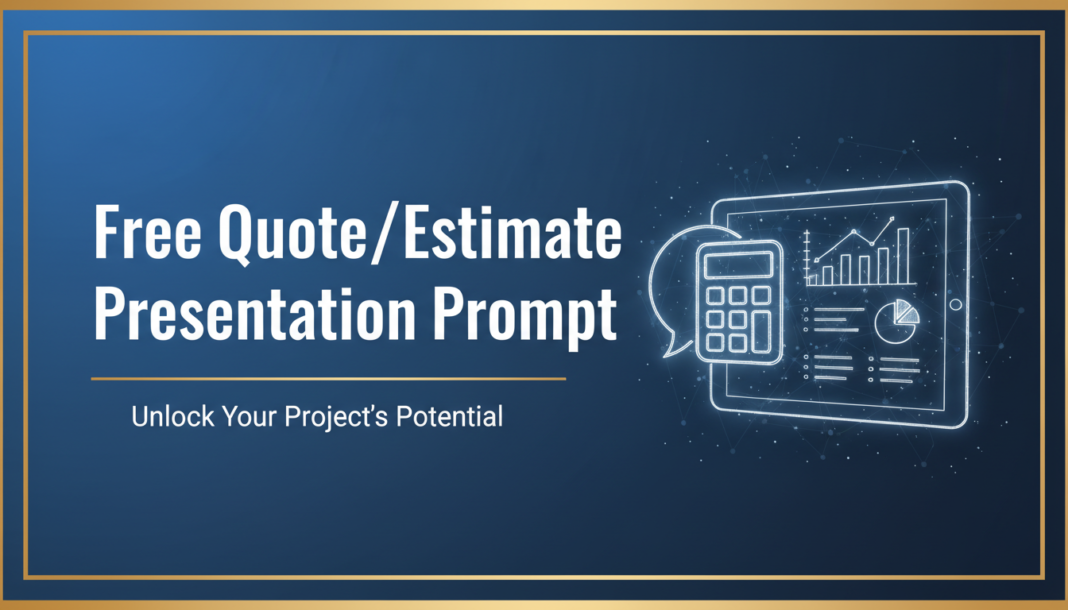 Free Quote/Estimate presentation prompt