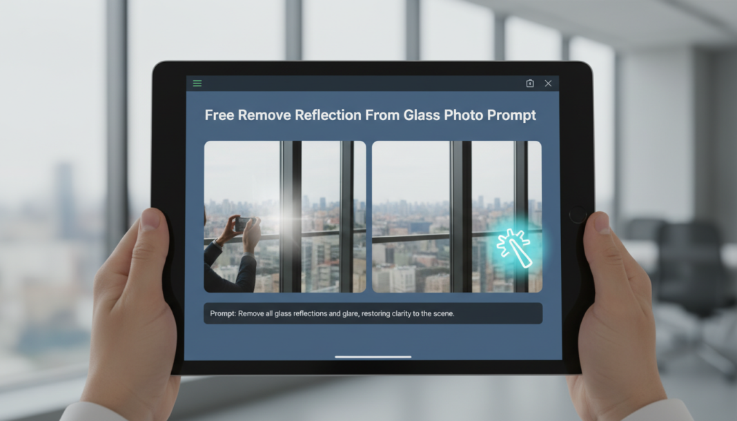 Free Remove Reflection From Glass Photo Prompt Free Remove Reflection From Glass Photo Prompt