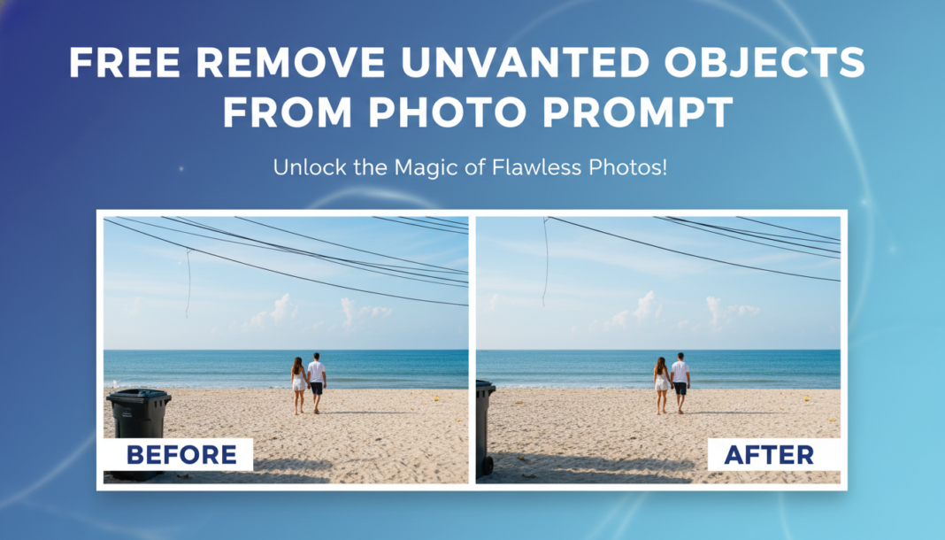 Free Remove Unwanted Objects From Photo Prompt Free Remove Unwanted Objects From Photo Prompt