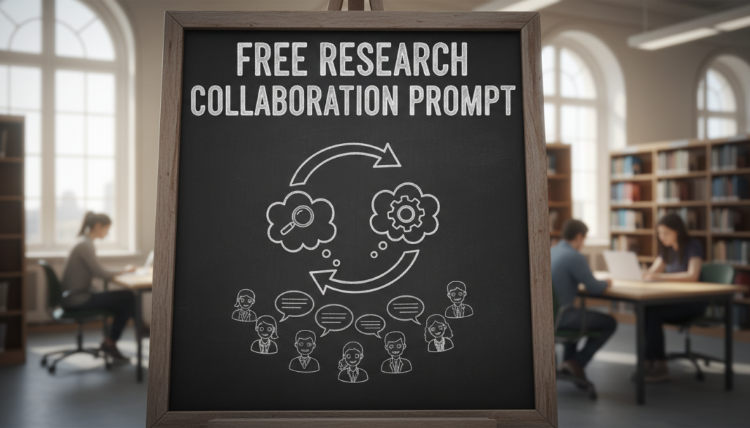 Free Research collaboration prompt