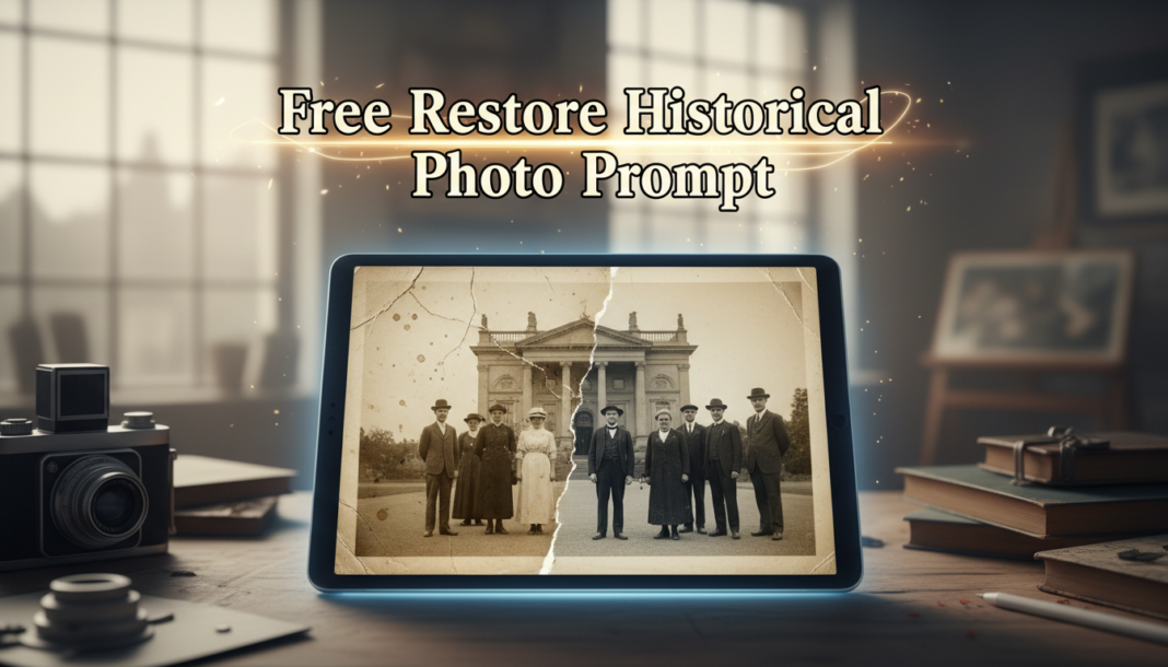 Free Restore Historical Photo Prompt