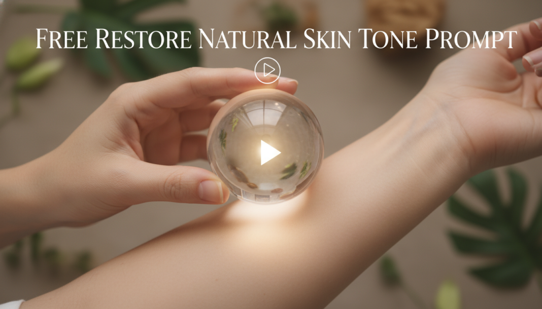 Free Restore Natural Skin Tone Prompt