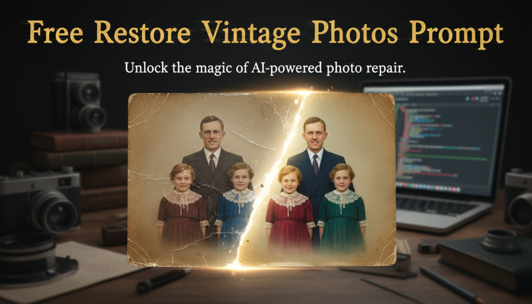 Free Restore Vintage Photos Prompt