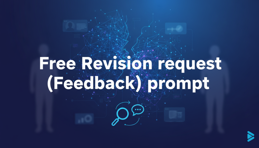 Free Revision request (Feedback) prompt