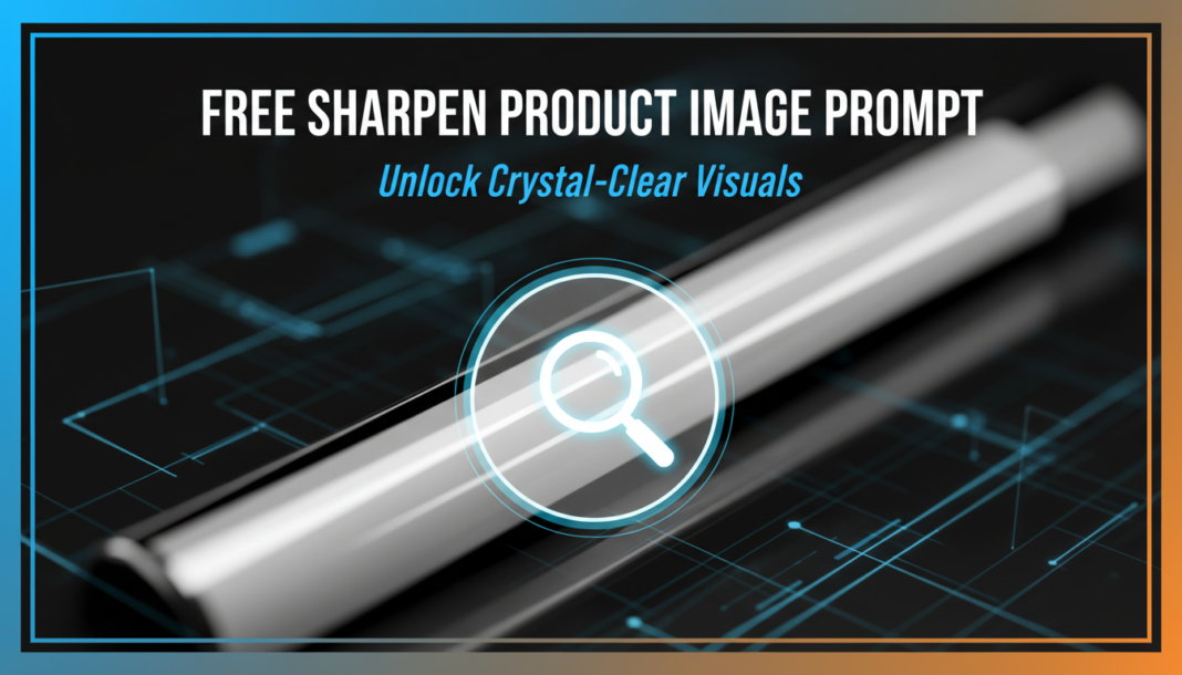 Free Sharpen Product Image Prompt