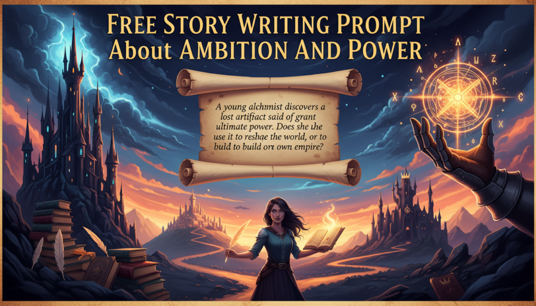 Free Story Writing Prompt About Ambition And Power