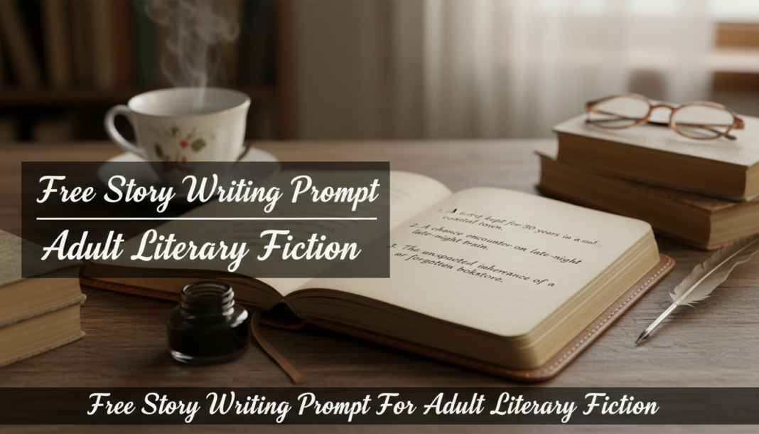 Free Story Writing Prompt For Adult Literary Fiction