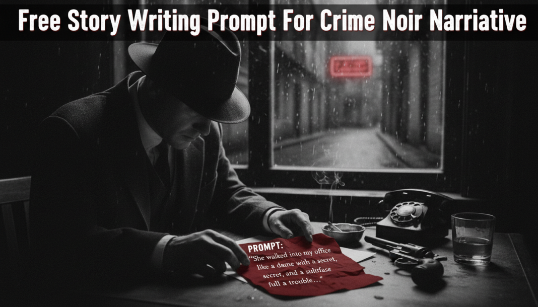 Free Story Writing Prompt For Crime Noir Narrative