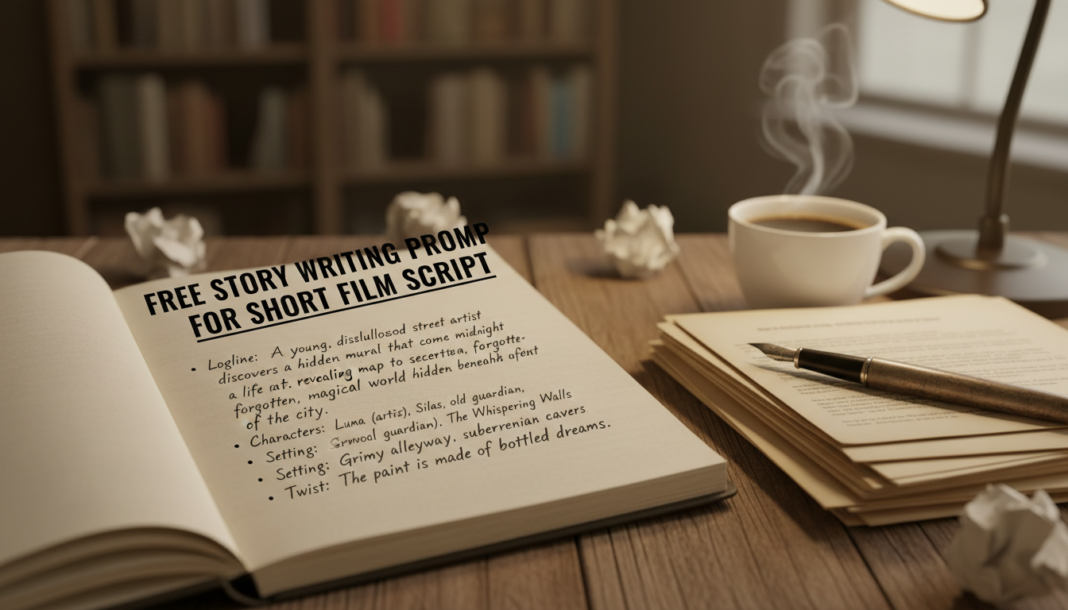 Free Story Writing Prompt For Short Film Script