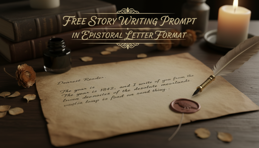 Free Story Writing Prompt In Epistolary Letter Format Free Story Writing Prompt In Epistolary Letter Format