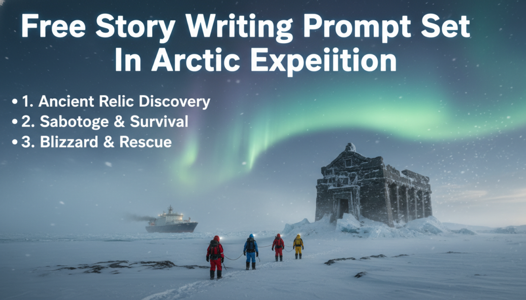 Free Story Writing Prompt Set In Arctic Expedition Free Story Writing Prompt Set In Arctic Expedition