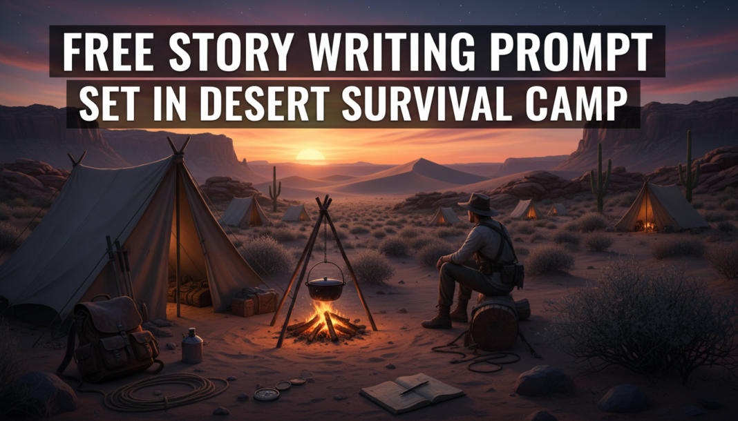 Free Story Writing Prompt Set In Desert Survival Camp Free Story Writing Prompt Set In Desert Survival Camp
