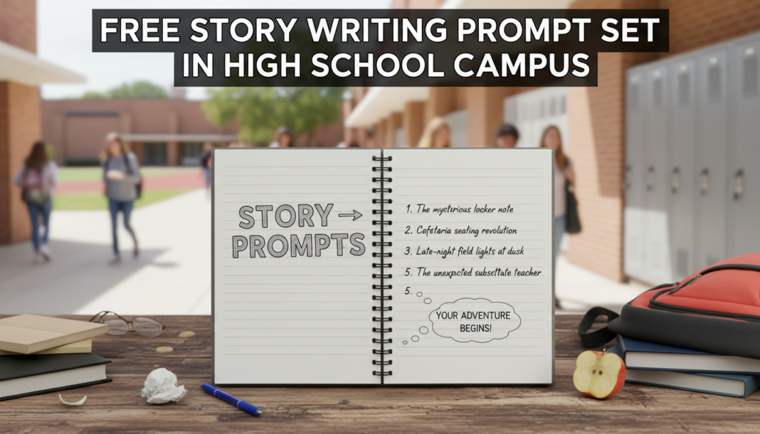 Free Story Writing Prompt Set In High School Campus Free Story Writing Prompt Set In High School Campus