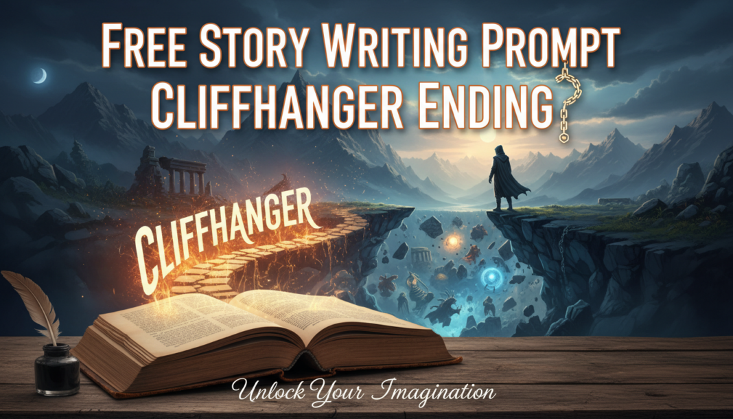 Free Story Writing Prompt With Cliffhanger Ending Free Story Writing Prompt With Cliffhanger Ending