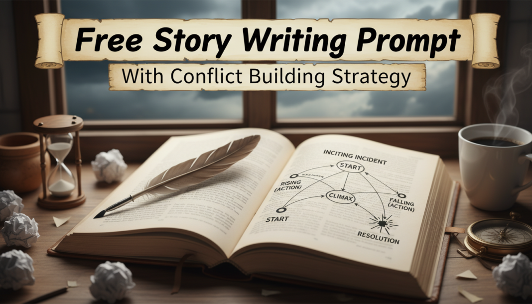 Free Story Writing Prompt With Conflict Building Strategy Free Story Writing Prompt With Conflict Building Strategy