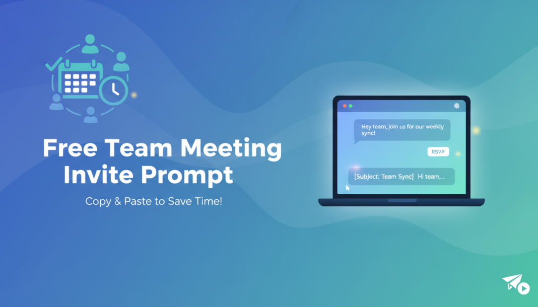 Free Team meeting invite prompt