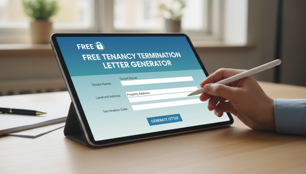 Free Tenancy termination prompt