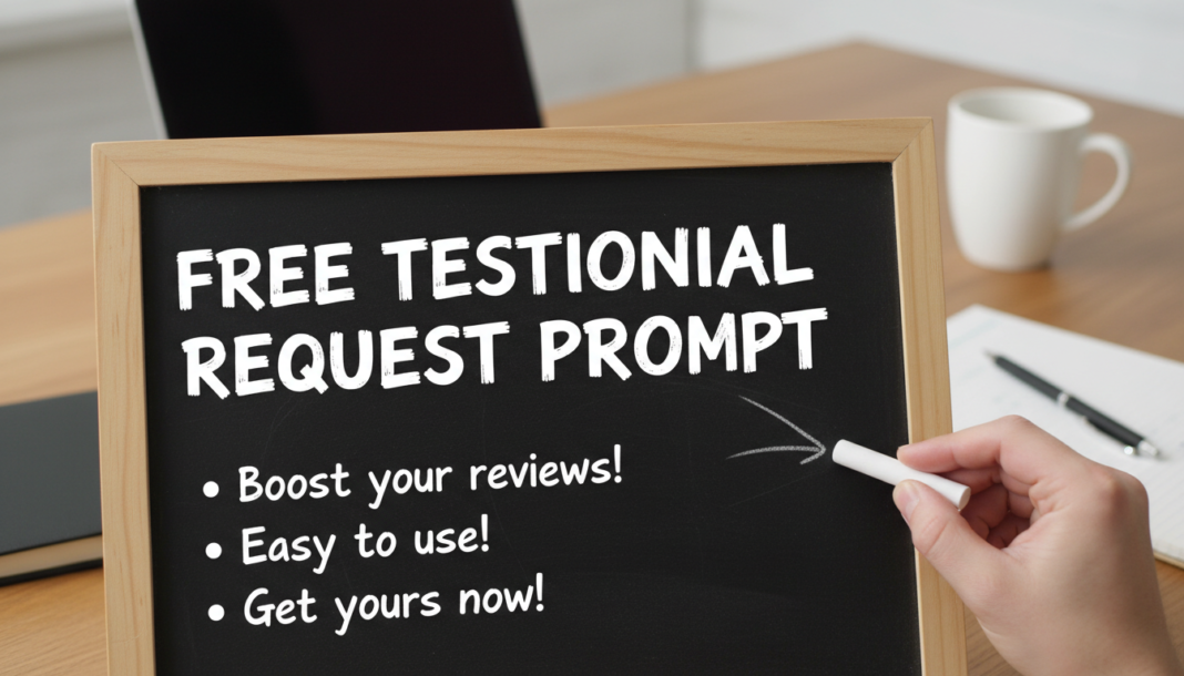 Free Testimonial request prompt